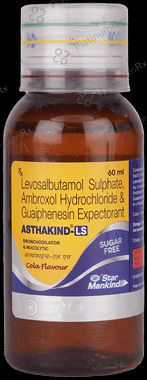 Asthakind LS Cola 15/50/1mg Expectorant 60ml
