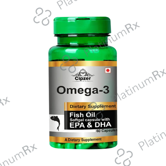 Cipzer Omega 3 Fish Oil Softgel Capsule 60s
