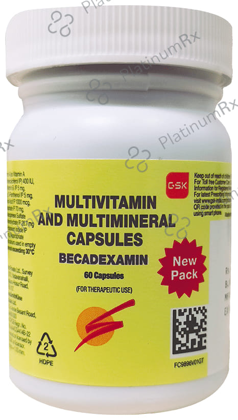 Becadexamin Multivitamin & Multimineral Capsule 60s
