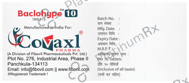 Baclohype 10 Tablet