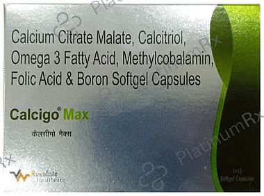 Calcigo Max Softgel Capsule 15 Soft Gelatin Capsule