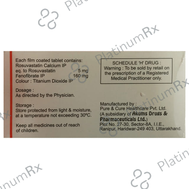 Jubira F 5/160mg Tablet 10s