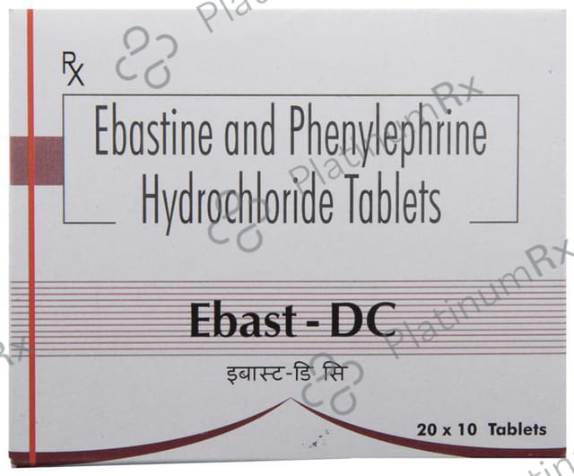 Ebast DC 10/10mg Tablet 10s