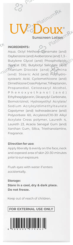 UV Doux Sunscreen SPF 30 Lotion 50ml