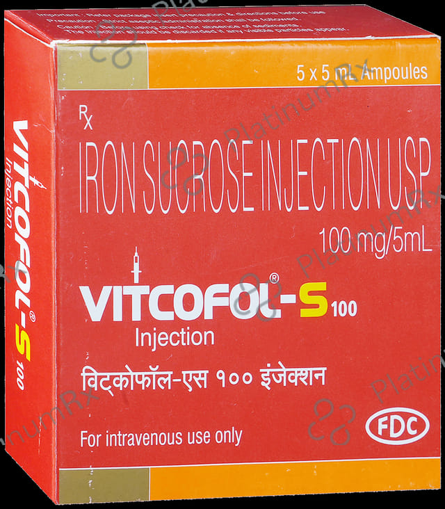 Vitcofol S 100mg Injection