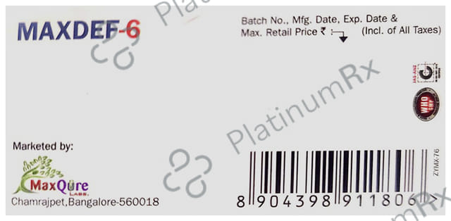 Maxdef 6mg Tablet