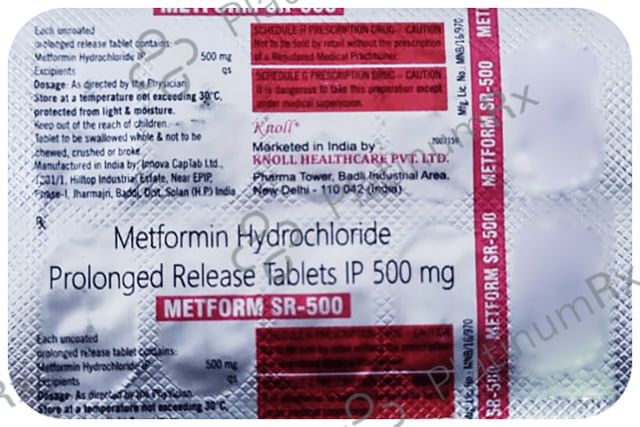 Metform 500mg Tablet SR