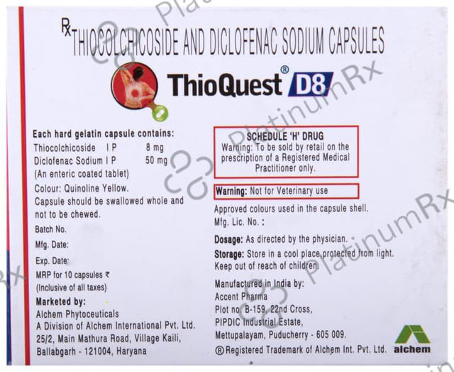 Thioquest D 8 Capsule