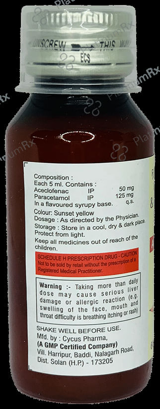 Acelive P Kid 50/125mg Suspension 60ml