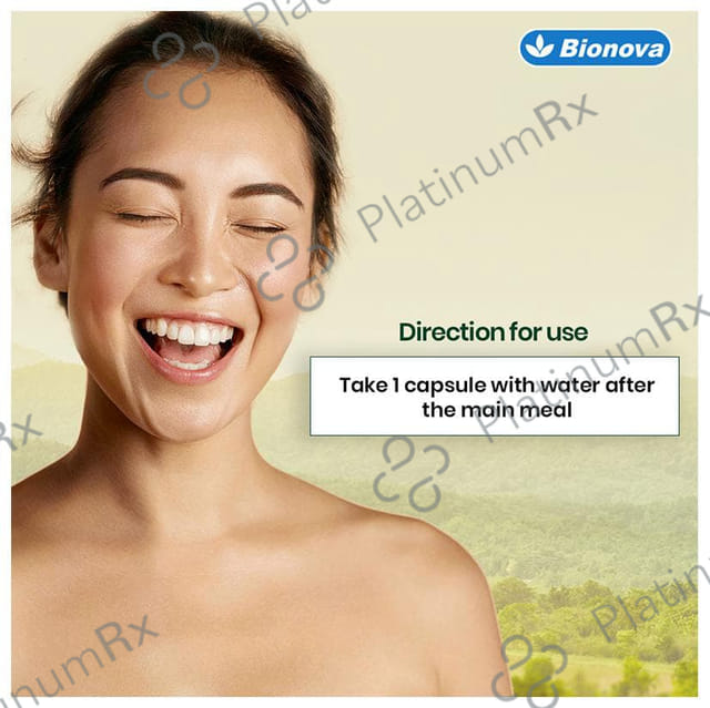 Bionova Reduced Glutathione 500mg Vegetarian Capsule