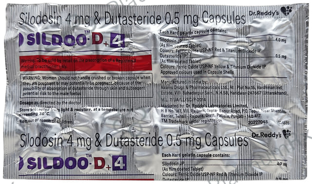 Sildoo D Plus 4/0.5mg Capsule 10s