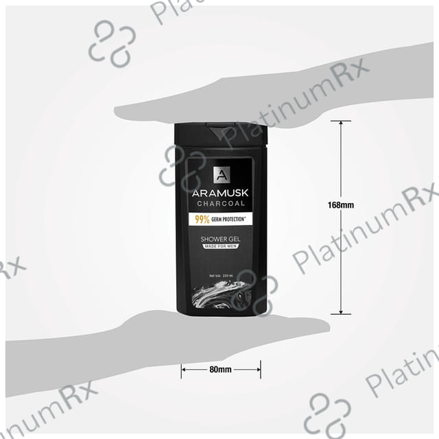 Aramusk Charcoal 99% Germ Protection Shower Gel