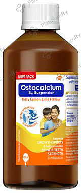 Ostocalcium B12 with Vitamin D3 Lemon Syrup 200ml