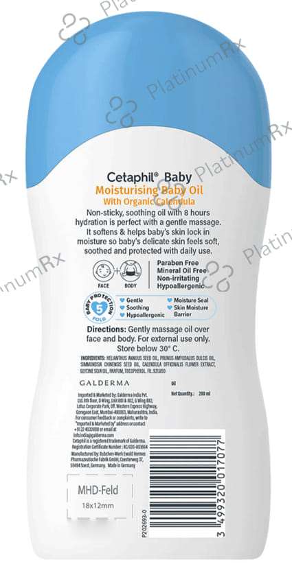 Cetaphil Baby Massage Oil 200ml