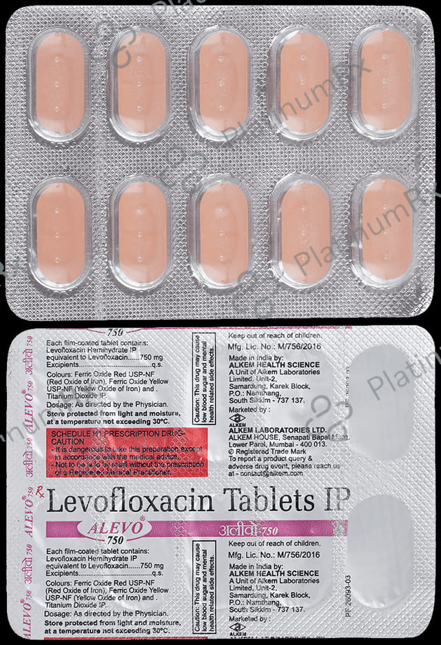 Alevo 750mg Tablet 10s