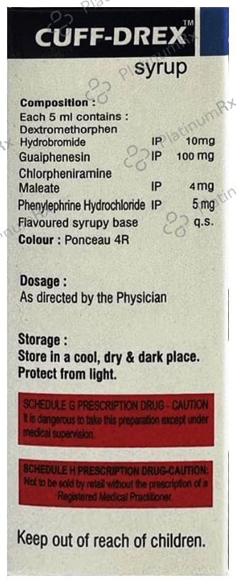 Cuff-Drex Syrup