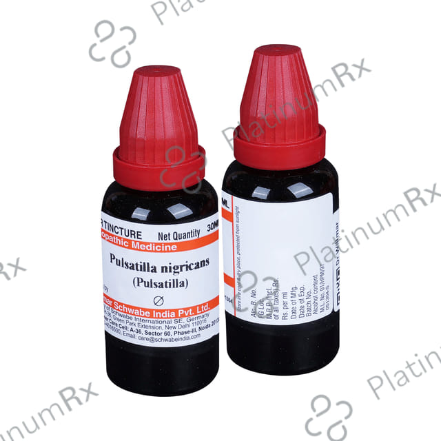 Dr Willmar Schwabe India Pulsatilla Nigricans Mother Tincture Q