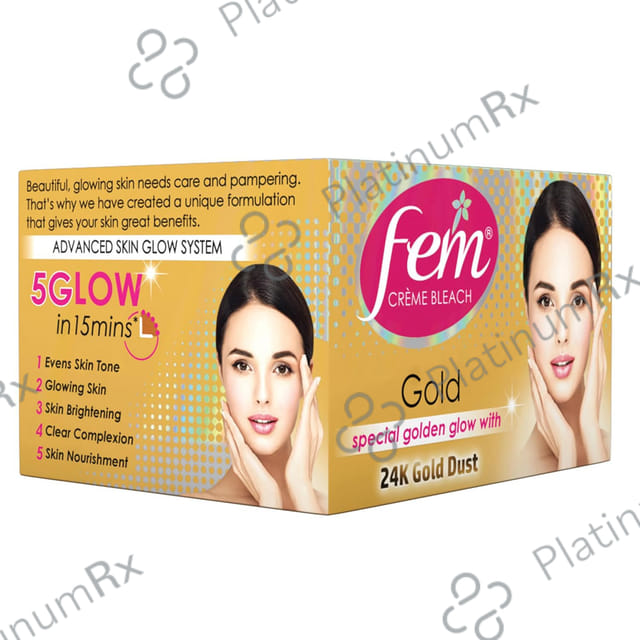 Fem Creme Bleach Gold Cream 65gm