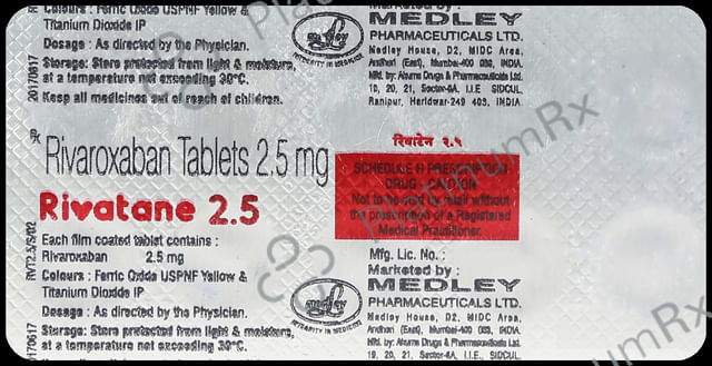 Rivatane 2.5mg Tablet