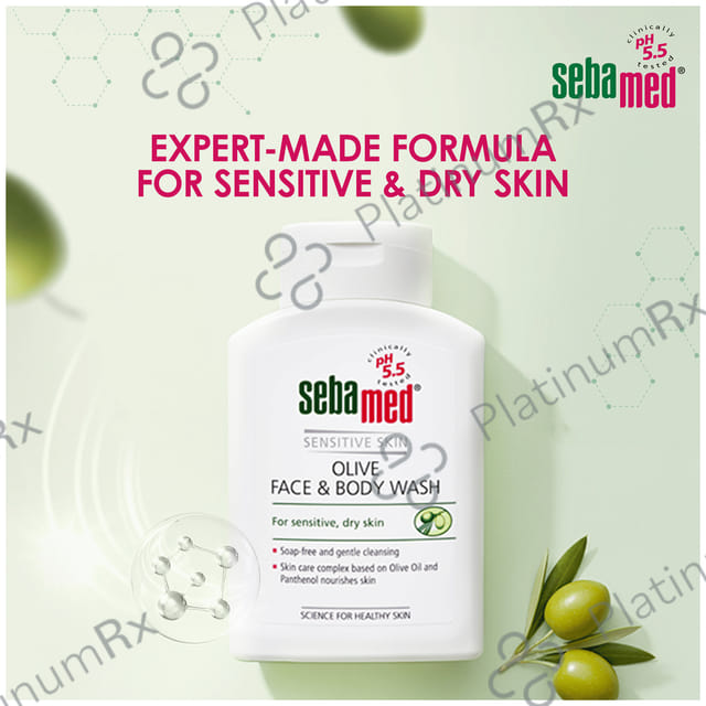 Sebamed Olive Face & Body Wash 200ml