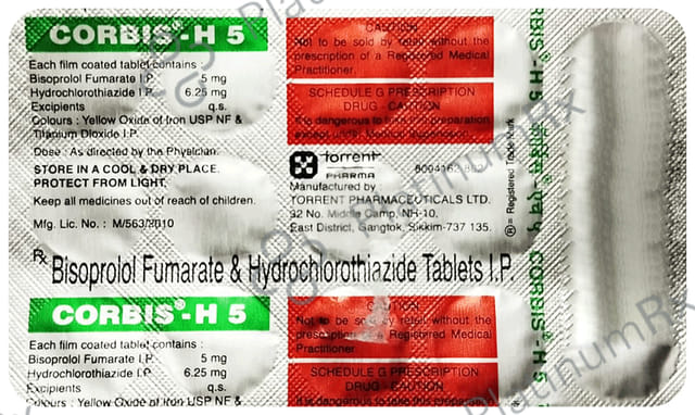 Corbis H 5/5mg Tablet 15s