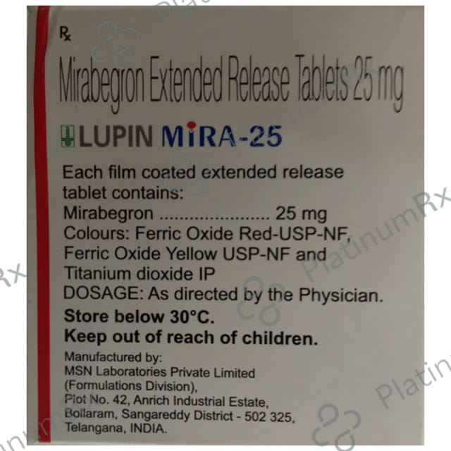 Lupin Mira 25 Tablet ER 10s