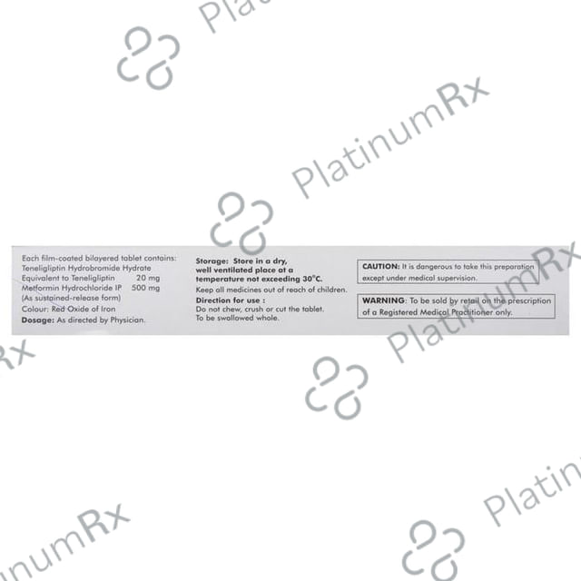 Tenepride M 500/20mg Tablet SR 15s