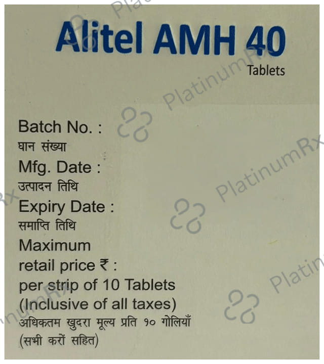 Alitel AMH 40mg Tablet 10s