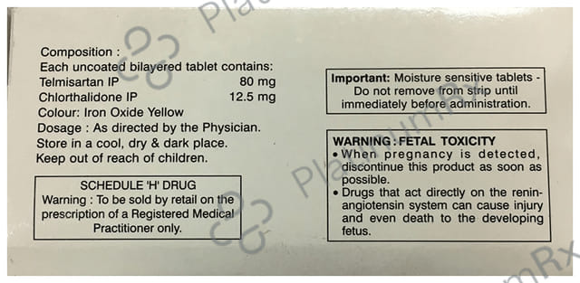 Temsan 12.5/80mg Tablet CT 10s