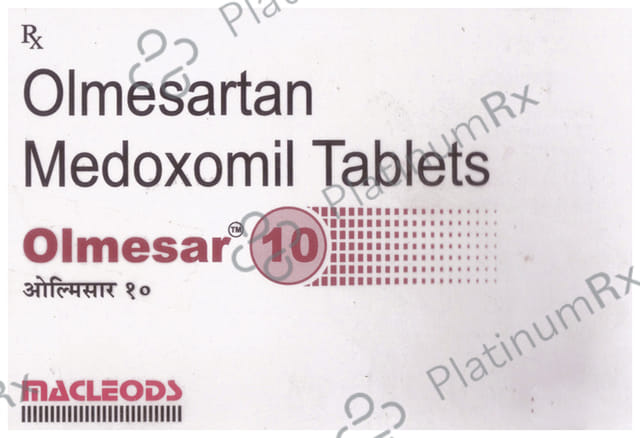 Olmesar 10mg Tablet 15s