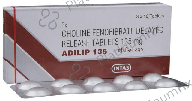 Adilip 135mg Tablet DR 10s