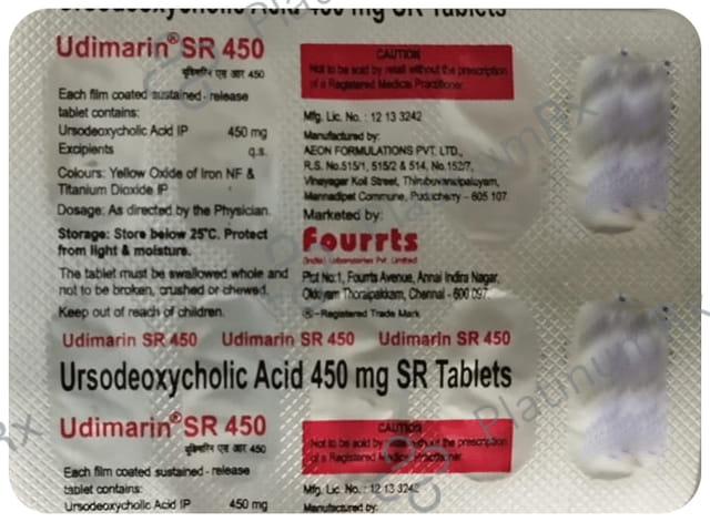 Udimarin SR 450mg Tablet 10s