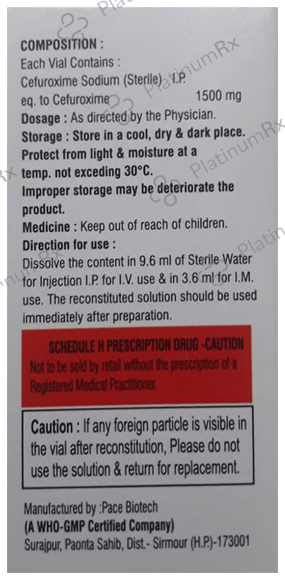 Caxtil 1500mg Injection 1s
