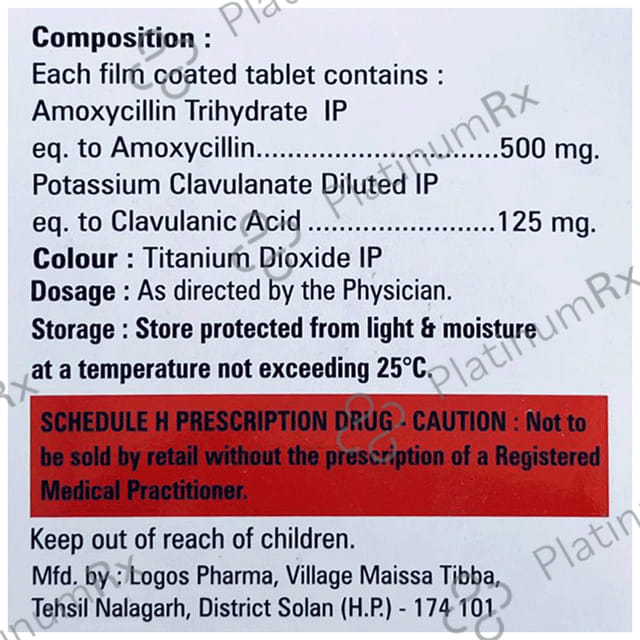 Qcmox CV 625mg Tablet 10s