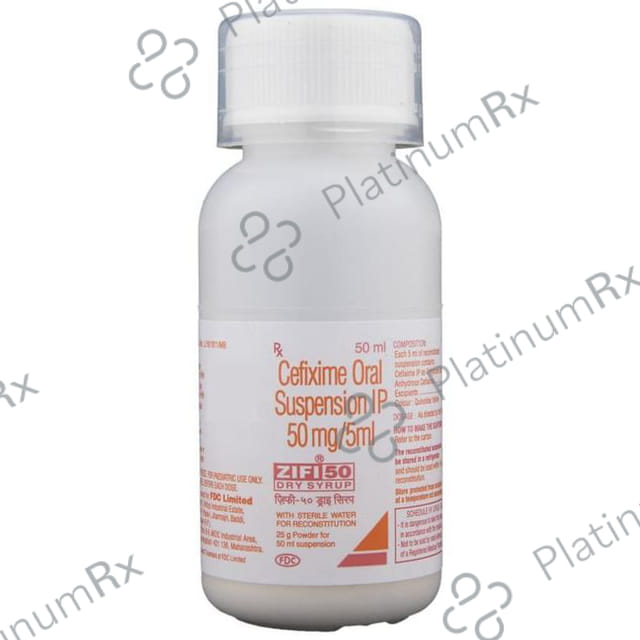 Zifi 50mg Dry Syrup 50ml