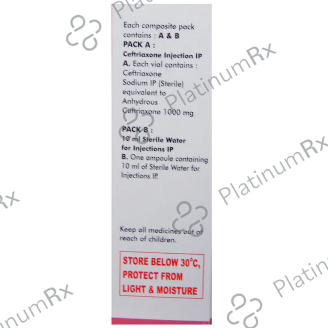 Ritecef 1000mg Injection