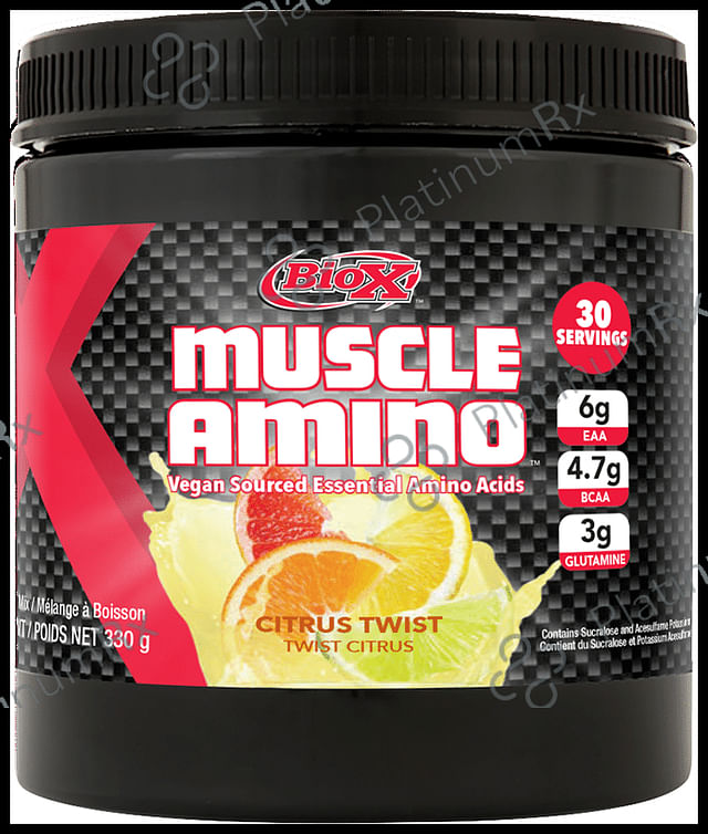 BioX Citrus Muscle Amino Vegan Sourced Essential Amino Acids Powder