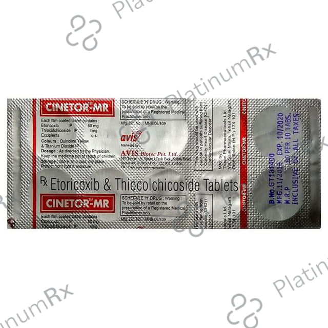 Cinetor MR Tablet 10s
