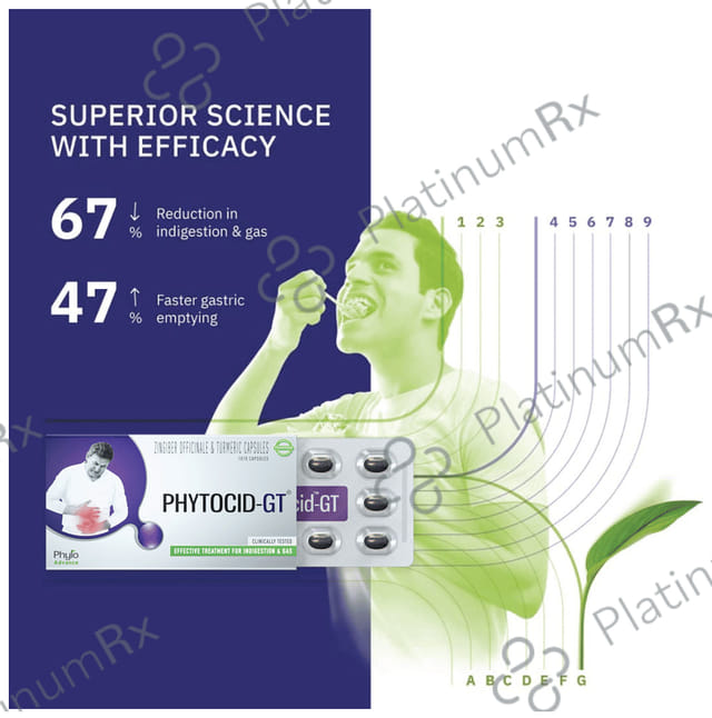 Phytocid -GT for Indigestion, Gas & Acidity Capsule