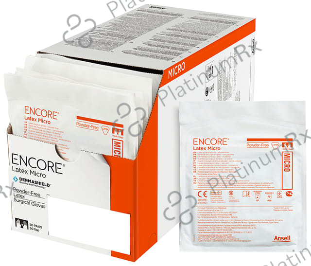 Ansell Encore Latex Micro Powder 50s