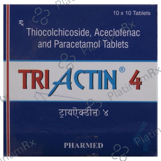 Triactin 4 100/325/4mg Tablet 10s