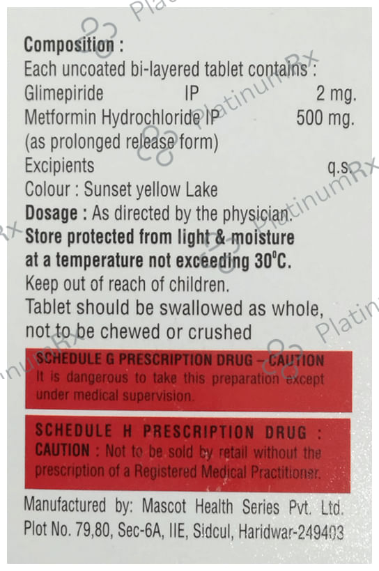 Glimezan 2 Tablet PR 10s