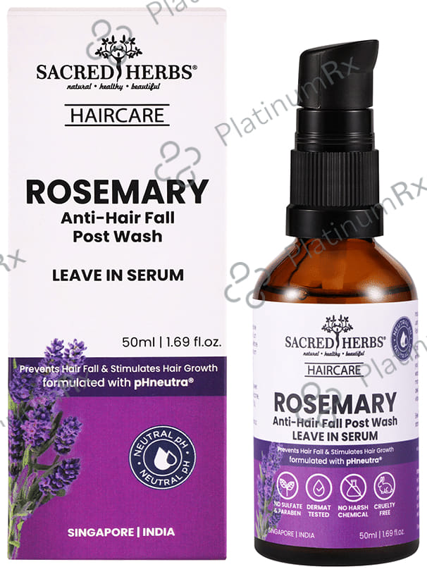 Sacred Herbs Rosemary Anti Hair Fall Post Wash Leave In Serum 50ml