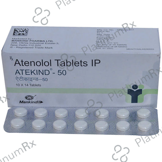 Atekind 50mg Tablet 14s