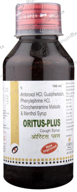 Oritus Plus Cough Syrup 100ml