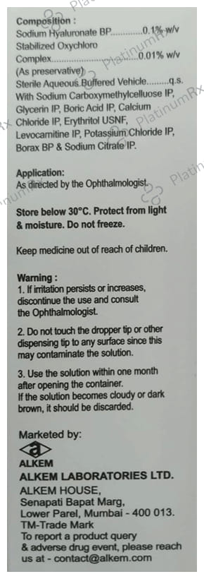 Hysodew 0.1% Eye Drop 10ml