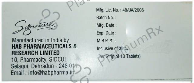 Baclosign 10mg Tablet 10s