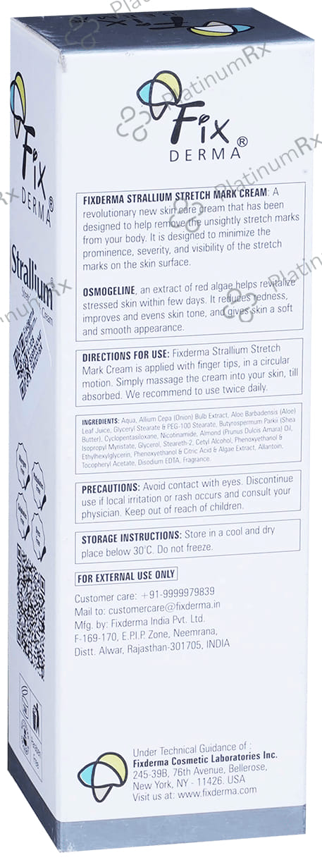 Fixderma Strallium Stretch Mark Cream 75gm