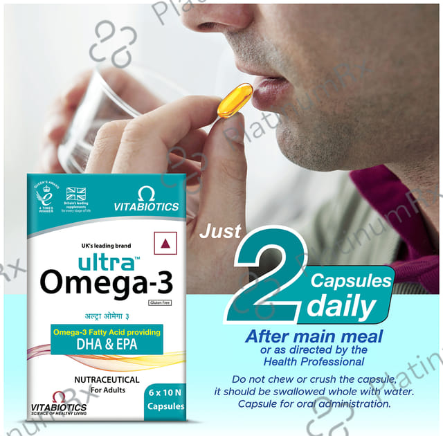 Ultra Omega 300/60/600mg Capsule 10s