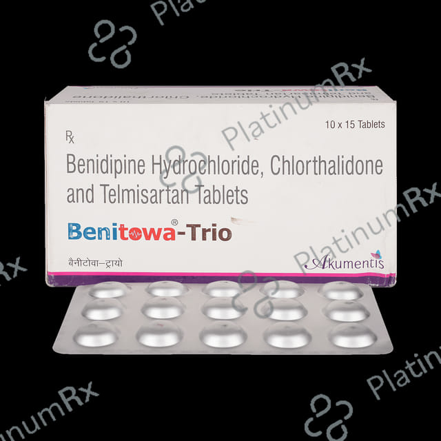 Benitowa Trio 4/40/12.5mg Tablet 15s